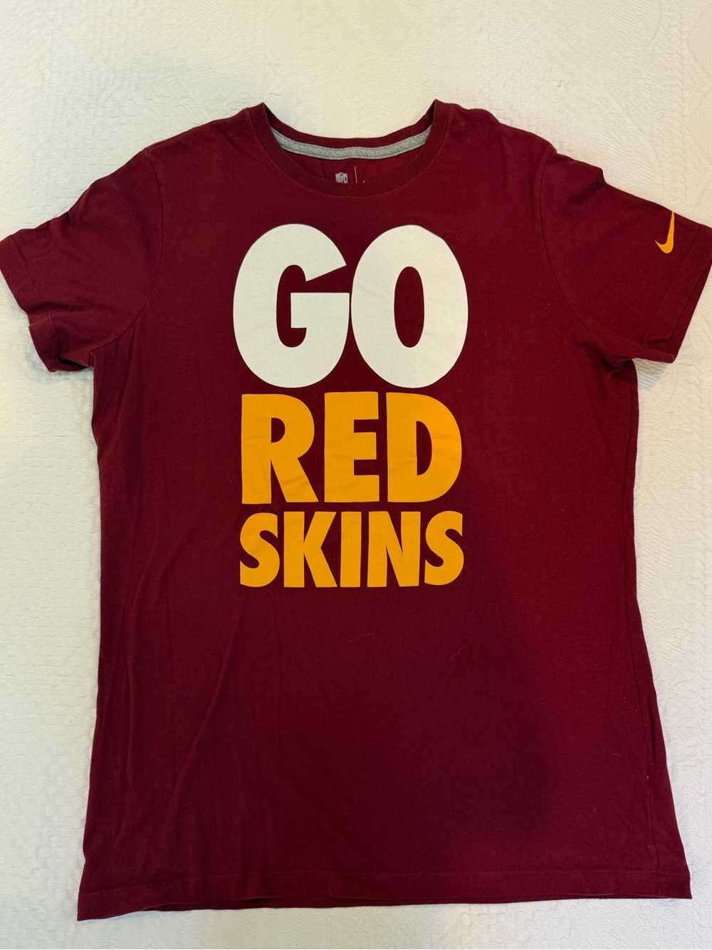 Go Redskins tee shirt NFL Team Apparel 2XL XXL